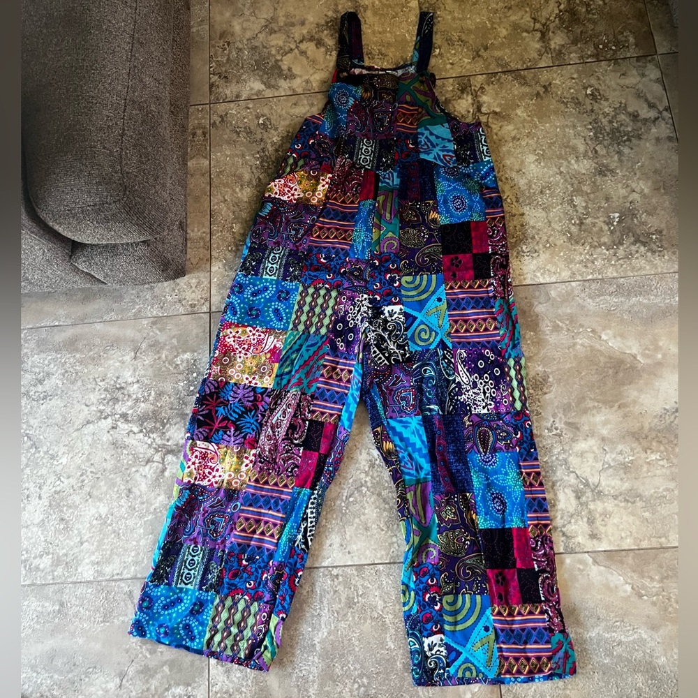 Bohemian Overalls with Beautiful Vibrant Colors and Patterns!